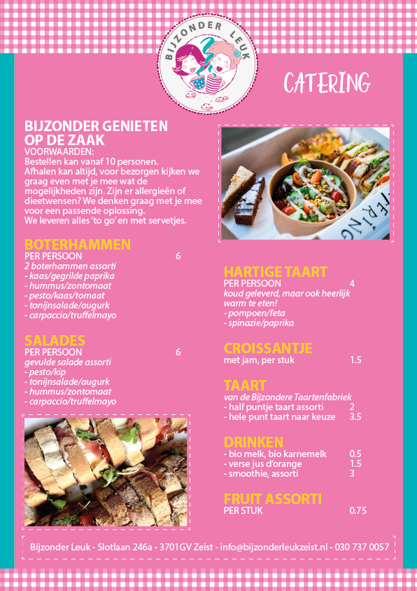 Flyer Catering Website